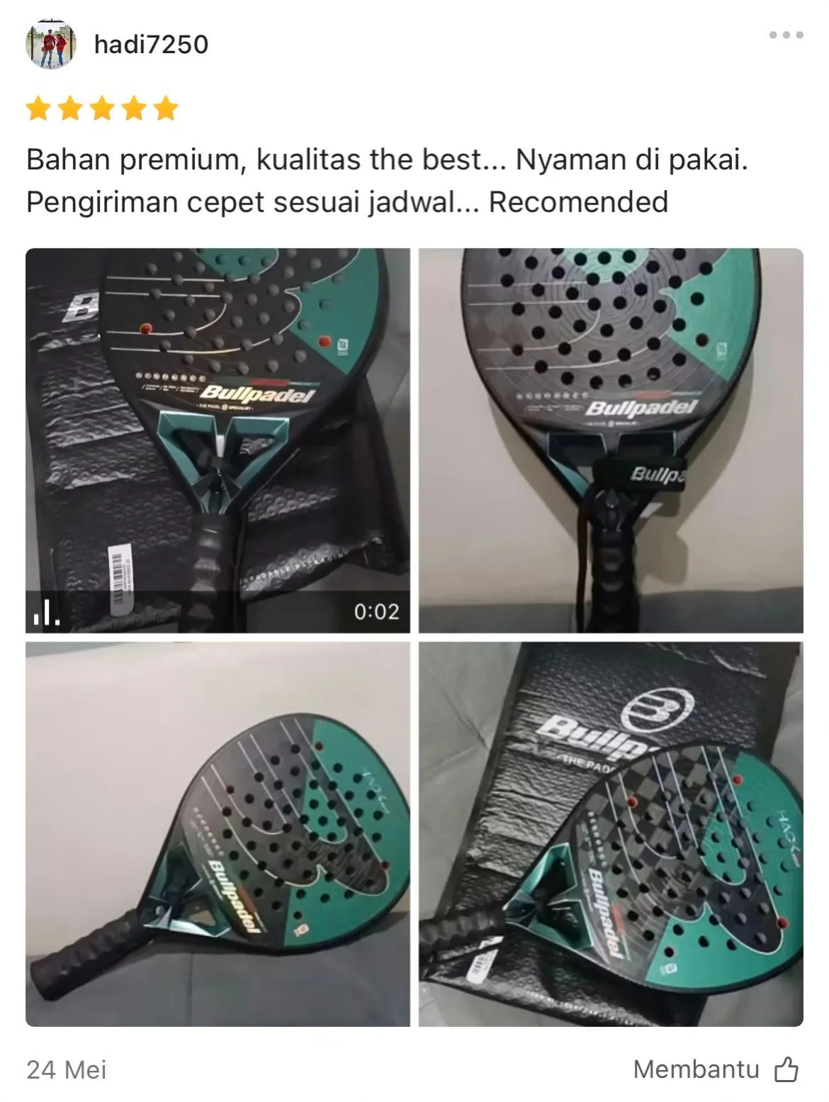 Shopee Review NoraPadel